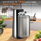 Electric Can Opener Commercial  Heavy Duty Automatic Smooth Edge Under Cabinet