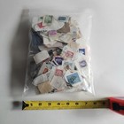 Large Mixed World Stamp Collection Lot On Paper Flowers Animals Flags Unsorted