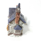 Halloween Village Haunted House Tea Candle Holder Decorative Cute Ceramic