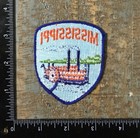 Vintage Mississippi Steamboat Ship Travel Souvenir Sew-on Patch Ms 1970s