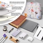 Waterproof Thick Bible Cover Case For Women Large 11x9x3  White Floral Bible Bag