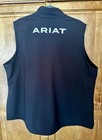 Women   s Ariat Team Black Softshell Vest 2x