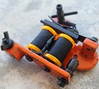 Custom Orange Distressed Pumpkin Black Widow Shader Tattoo Machine Handmade Usa