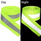 2 Rolls High Visibility Reflective Tape Strip  2  X 66ft Sew On Safety Fabric We