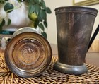 Two Vintage Silver-plated Julep Cups By Towle Silversmiths