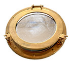 Brass Nautical Mirror 12   Porthole  Round Home Wall Decorative Vintage Decor