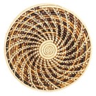 Tan Ugandan Spiral Basket Large African Brown Handmade