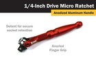 Titan 11320 1 4-inch Drive 90-tooth Swivel Head Micro Ratchet