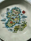 Carrigaline County Cork Ireland Plate Carrigcraft Ireland Map Gold Trim Souvenir