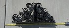 Blacksmith Wrought Iron Architectural Salvage Large Shelf Brackets Heavy Thick
