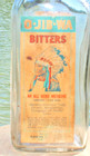 Xxx Rare Antique Original O-jib-wa Paper Label  Bitters Empty Bottle With Cap   