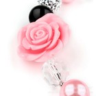  2 Pcs set Resin Flower Bracelet Necklace Beads Girls Jewelry Child