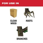 Milwaukee Ax With Carbide Teeth For Pruning Clean Wood Sawzall Blades  12in l 