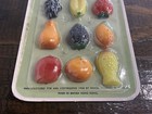 Vintage Packe Of 9 Newco Fruit Magnets Sealed Hong Kong