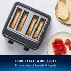    quick Completion   oster 4-slice With Extra-wide Black  Toaster  1560w  Kitchen
