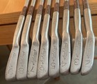Spalding Top Flite Synchro Dyned Iron Set 2-9 Irons Leather Grips 1950 s Rh