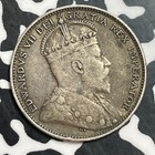 1904-h Newfoundland 20 Cents Lot t2414 Silver 
