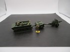 Dinky Toys 688  Artillery Tractor  687 Gun Trailer  686 25lb  Field Gun   Xlnt