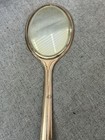 Antique Elgin Brass Vanity Mirror Handheld 1940s 