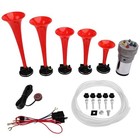 La Cucaracha Musical Air Horn 5 Trumpet Kit - Lacukaracha Musical Horns
