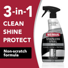  3 Pack  Weiman Stainless Steel Cleaner   Polish  22 Fl Oz  Spray  Streak-free