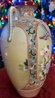 Antique Pre-1900 Japanese Moriage Satsuma Style Pottery Vase - 14 