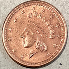 Civil War Patriotic Token  1861-65  Our Army F-51 334a Ms64 Rd