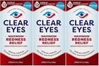 Clear Eyes Maximum Redness Eye Relief Eye Drops  0 5 Fl Oz  Pack Of 3