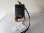 New Coach Brown black Signature Pvc Lanyard Badge Id Holder