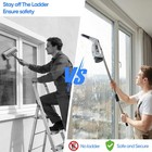 Yardsignup Window Vacuum Squeegee Cordless Window Vacuum Cleaner 2000pa
