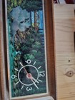 Vintage Olympia Beer Lighted Motion Waterfall Clock Sign Bar Breweriana Works 