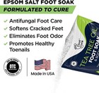 Tea Tree Oil Epsom Salt Foot Soak For Toenail Fungus Treatment  Tired Feet