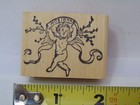 Scrapbook Wood Mounted Rubber Stamp Catalog Hosanna Angel-cherub Wings Dancing