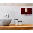 Adirhome Espresso Bamboo Paper Towel Dispenser