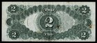 1917  2 Large Size legal Tender Note   Very Fine