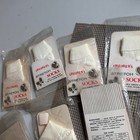 Vintage 70s Childrens Stretch Socks Lot 9 Pairs Cream Nylon Deadstock Rn 22165