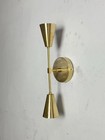 Mid Century Modern Brass Wall Sconce Light     Stilnovo Vintage Style Lamp