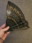 Antique Hand Fan Asian Chinese Mandarian Oriental Style Fashionable Vintage Rare