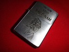 Vietnam War  Vintage Zippo Lighter Saigon 1960 Vietnam And Lady In Long Dress