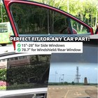 Car Side Window Sunshade Film - Removable Tint For Car Windows   Static Cling   