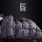 Luxurious Goose Down Feather Comforter Duvet Insert  Classic Pinch Pleat Style 