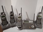 Panasonic Silver Digital Cordless Phone With Answering System Kx-tg5100 Works