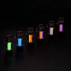 Titanium Luminous Tube Pendants Paracord Beads Key Ring Necklace Pendants