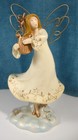 Russ Berrie Angel Bobble Figurines Ceramic W metal Wings Lot Of 3 