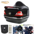 28l Tour Pack Larger Motorcycle Trunk Luggage Box W  Tail Light For Honda Suzuki