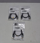  3 Pack  8k Braided Ultra High Speed Hdmi 2 1 Cable 2ft Gray