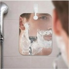 Portable Travel Shower Mirror Wall Suction Acrylic Fogless Shaving Bath Mirror