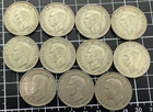 Great Britain Uk 2 Shillings Set - 11 Coin Run - 1939 Through 1949 - 1 4544 Asw