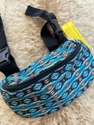Teal Nylon Southwest Print Western Saddle Pouch Trail Riding Tack