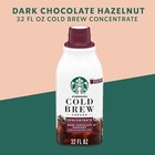 Starbucks Cold Brew Coffee Concentrate  Dark Chocolate Hazelnut  32 Fl Oz